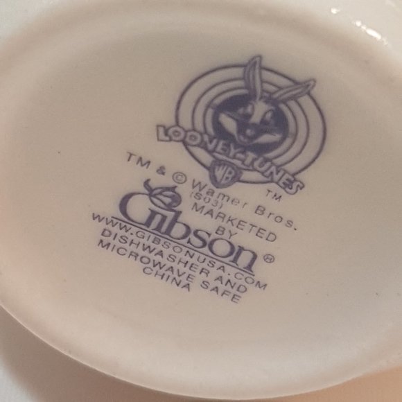 Set of 4 Vintage Warner Brothers Looney Tunes Tweetie Bird Mugs Teacups Gibson - Picture 15 of 16
